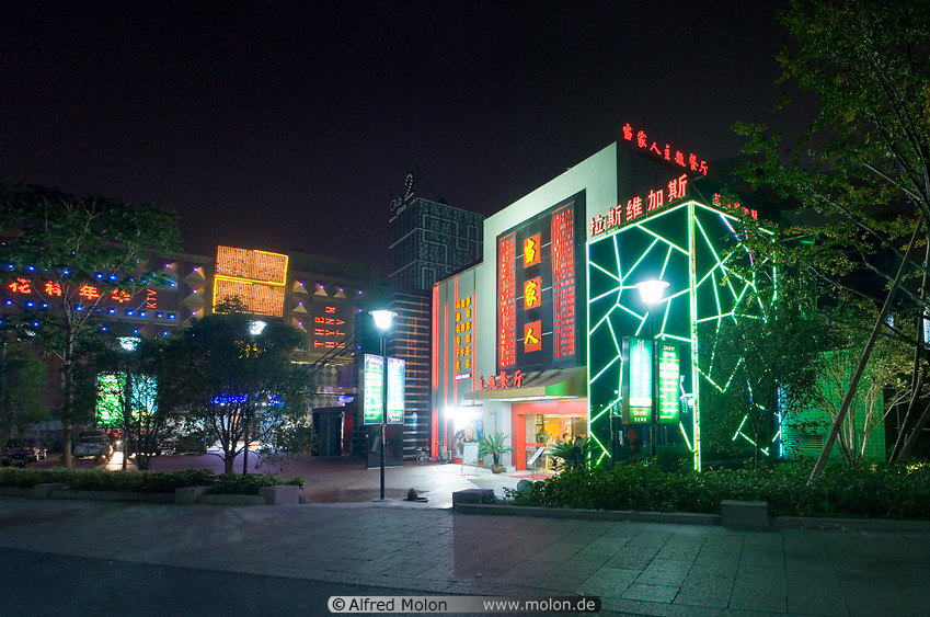 12 Neon lights, shops and restaurants