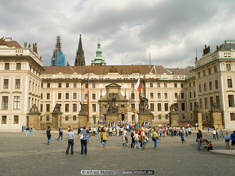 11 Front view of Prague castle