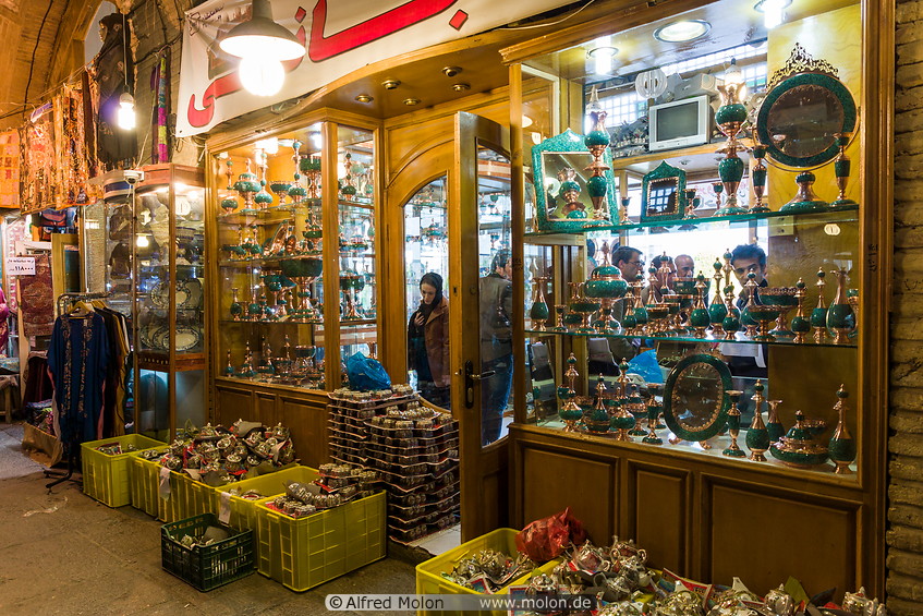 Handicraft shop photo. Handicrafts, Isfahan, Iran