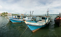 08 Fishermen boats anchored in harbour