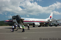 06 Malaysian airlines plane in Langkawi airport