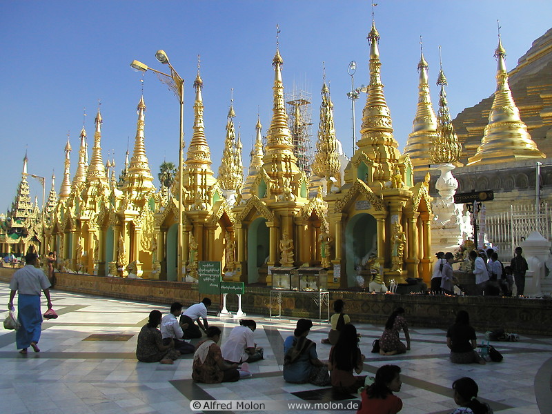 12 Shwedagon pagoda complex