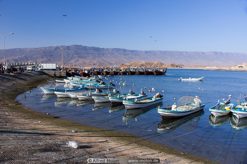 32 Fishing boats in Mirbat