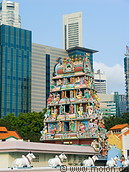 11 Temple and skyscrapers