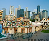 15 Temple and skyscrapers