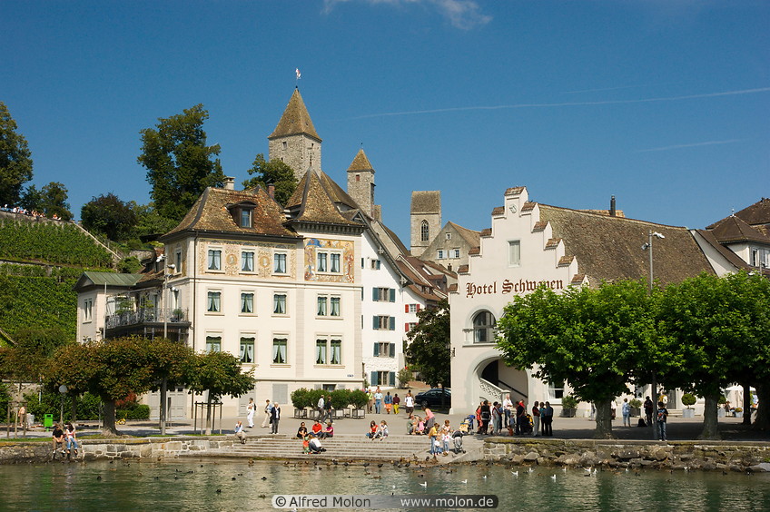21 Rapperswil waterfront and hotel Schwanen
