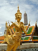 10 Golden Kinnara statue