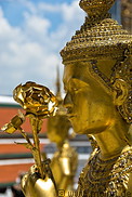 13 Golden Kinnara statue