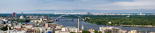 09 Dnepr river with Podilskyi bridge