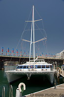 18 White catamaran