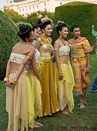 07 Group of Thai dancers relaxing off-stage