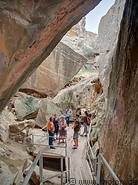 15 Tourists among limestone boulders