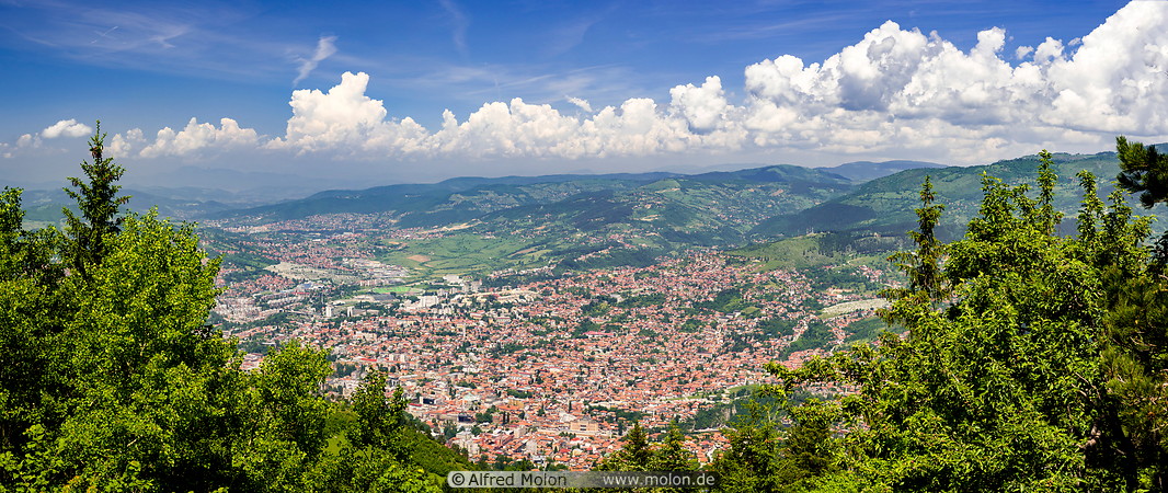 20 Panoramic view of Sarajevo