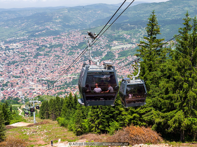 22 Cablecar to Mt Trebevic