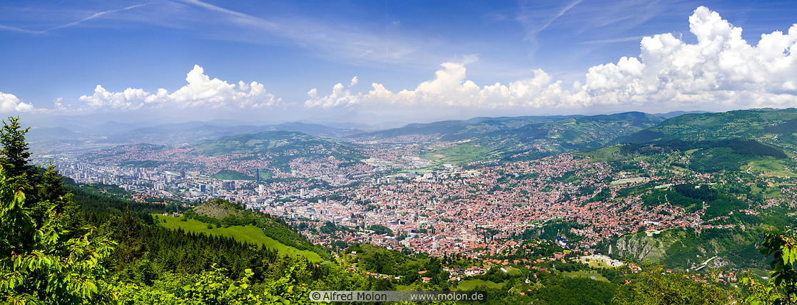 26 Panoramic view of Sarajevo