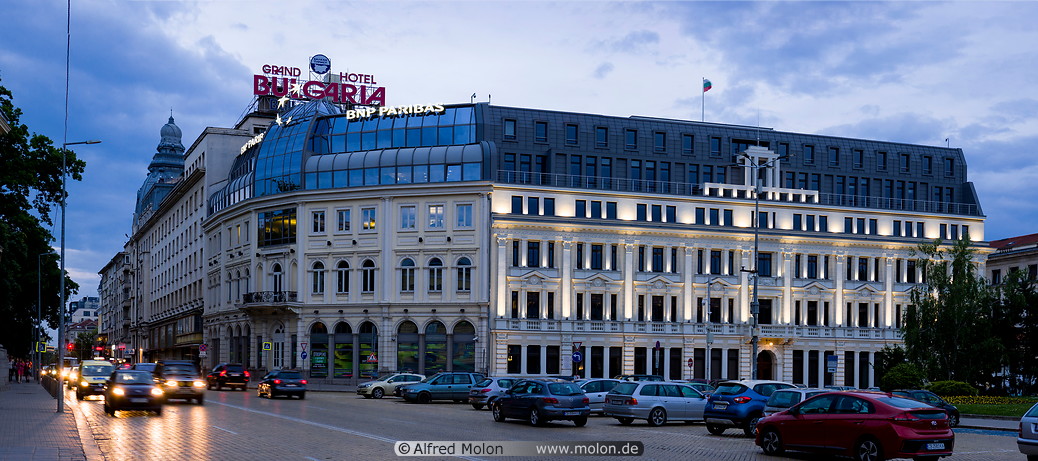 73 Paribas bank and Grand Hotel Bulgaria