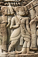 36 Bas-relief showing Khmer warriors