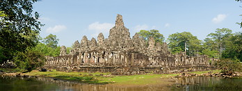 41 Rear panorama view of Bayon temple