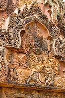 12 Pediment showing Ravana shaking Mount Kailasa