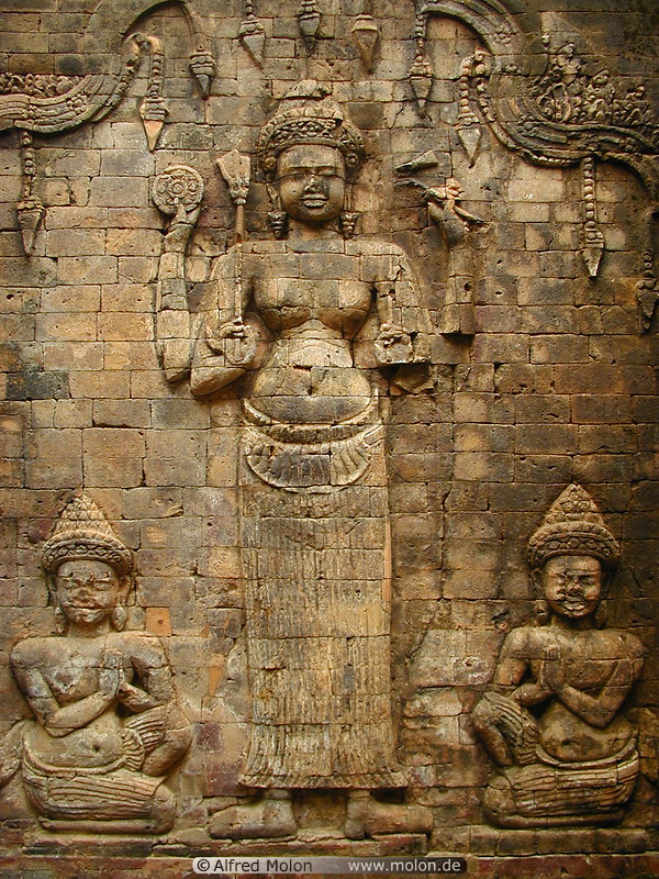 09 Bas-relief showing Lakshmi