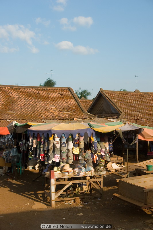18 Village market with stalls