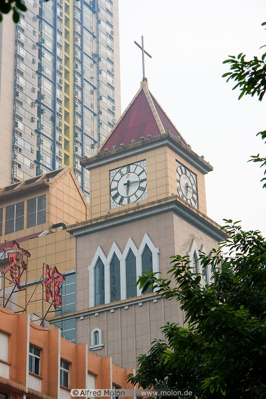13 Christian church clock tower