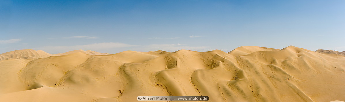17 Panorama view of sand dunes
