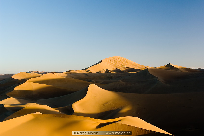 04 Panoramic view of sand dunes at sunset