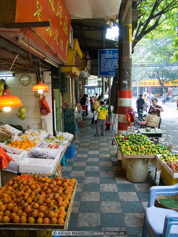 08 Street with fruits shop