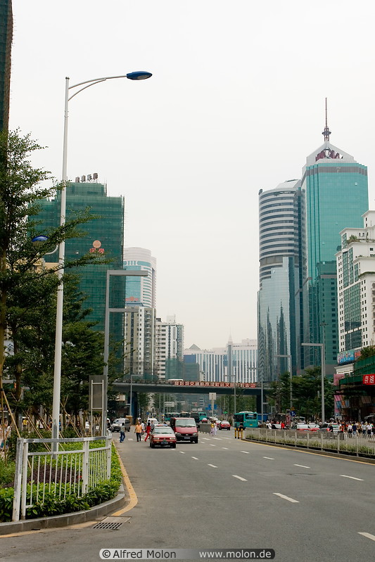 04 Street and skyscrapers