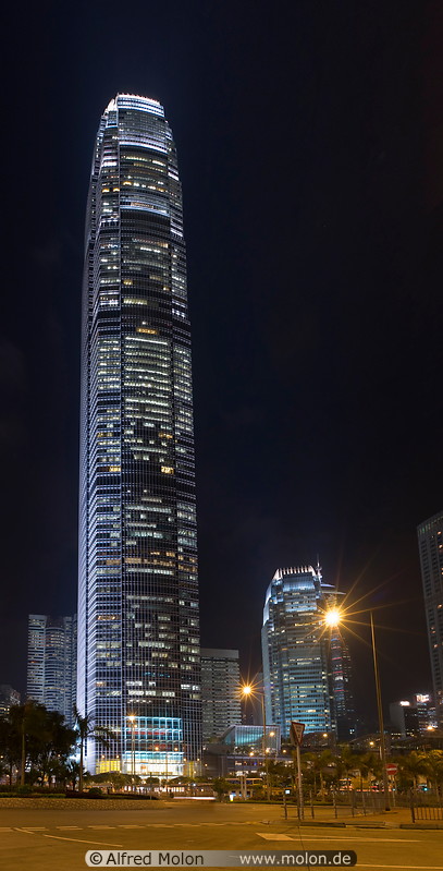 18 Two International Financial Centre at night