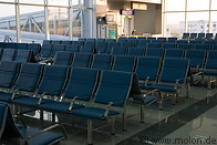 05 Rows of blue seats in departure area