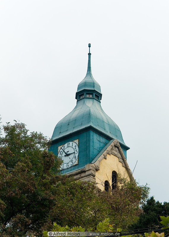 01 Protestant church clock tower