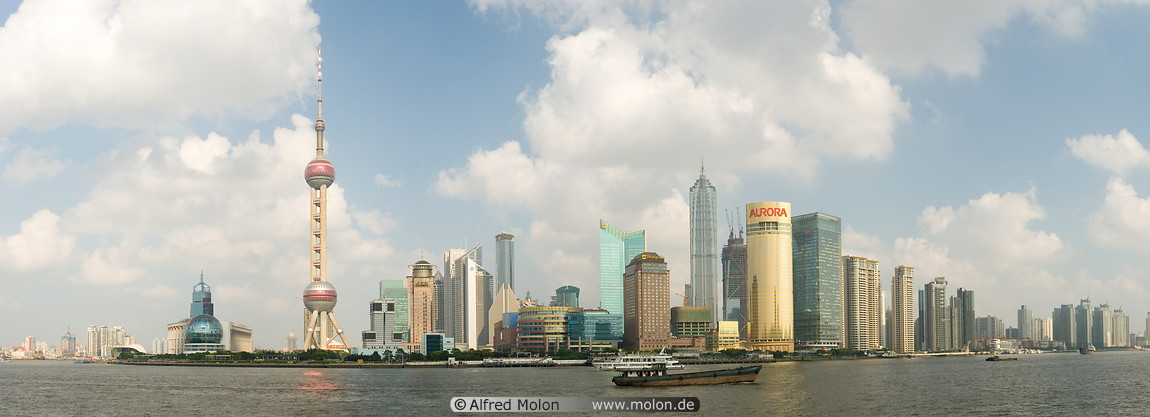 09 New Pudong panorama view with Huangpu river