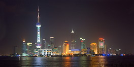 14 New Pudong panorama with Huangpu river at night