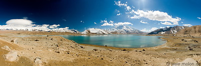 07 Panorama view of Karakul lake and Muztagh Ata