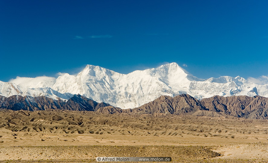 18 Snow capped Pamir mountains