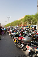 19 Parked motorbikes