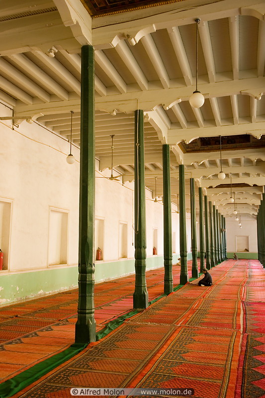 12 Mosque prayer hall and carpets