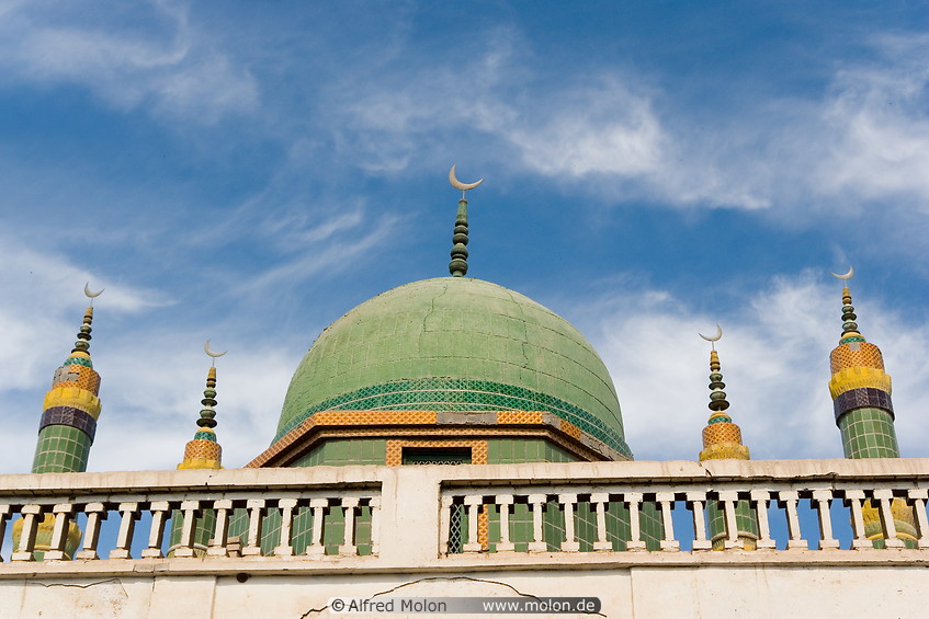05 Green mosque dome and towers