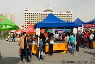 11 Colourful stalls on Renmin city square