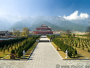 12 Panorama view with Cang Shan mountains