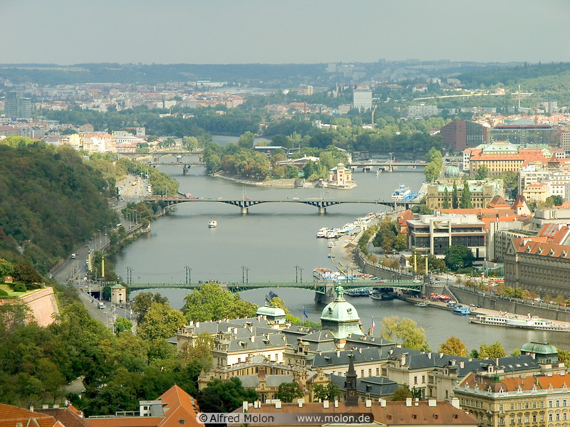 12 Vltava river with bridges