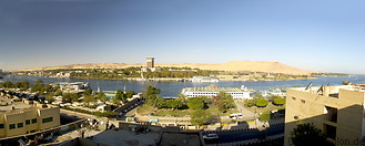 20 Panorama view of Assuan and Nile river