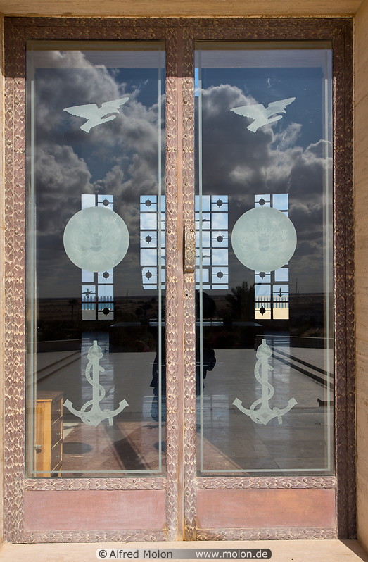 11 Glass door of memorial