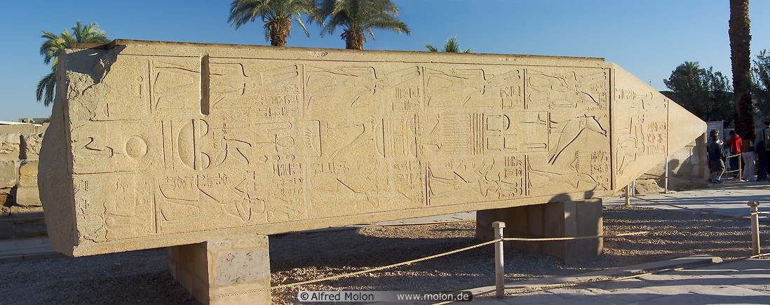 28 Fallen obelisk of Hatshepsut