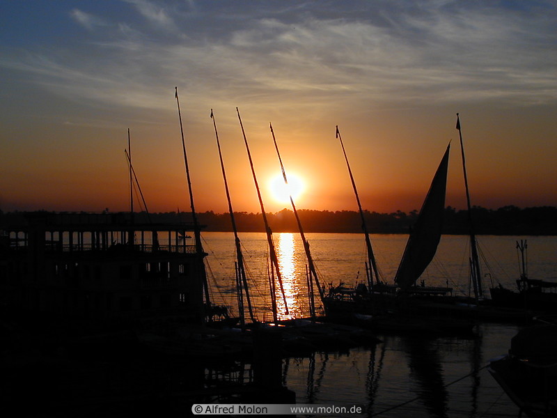 16 Nile river sunset