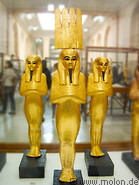 02 Golden statues of Egyptian gods