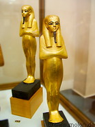 13 Golden statues