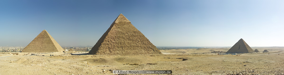 04 Panorama view of the Giza pyramids